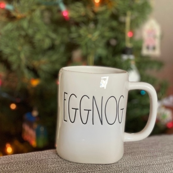 Rae Dunn | Eggnog Print Ceramic Mug - Picture 2 of 5